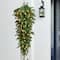 Glitzhome® 36" Pre-Lit Greenery Christmas Teardrop with LED Lights & Timer
